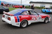 Datsun v markingu týmu Paula Newmana se objevil loni na Autodromu Most při akci The Most Classic.