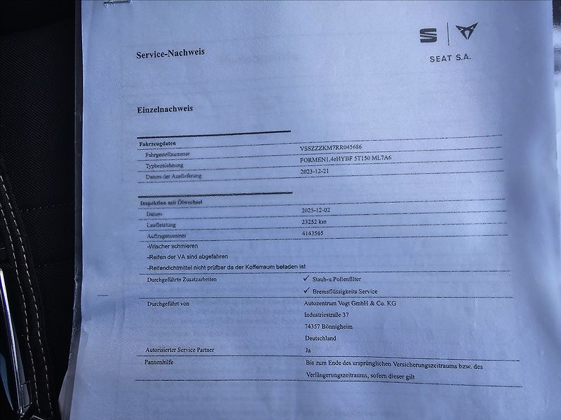 Cupra Formentor 1,4 eTSi 150KW eHYBRID DSG - fotka 39 z 48
