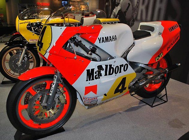Yamaha YZR500 Kennyho Robertse, se kterou závodil v roce 1983. Foto: Wikimedia Commons, Rikita, CC BY-SA 3.0, zdroj: Deník/Edvard Beneš