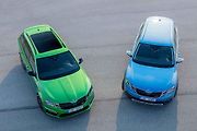 Škoda Octavia Combi RS a Škoda Octavia Scout.