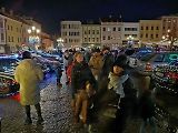 Sraz vánočně nazdobených aut v Kroměříži (prosinec 2024)