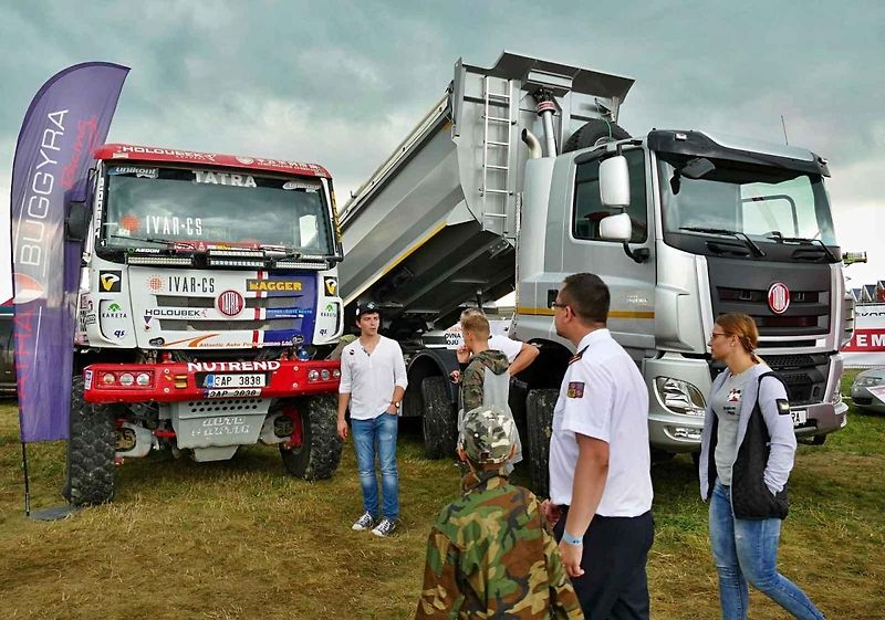 Tatra Tigon za jízdy