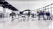Výrobní prostory Bugatti Chiron ve francouzském Molsheimu.