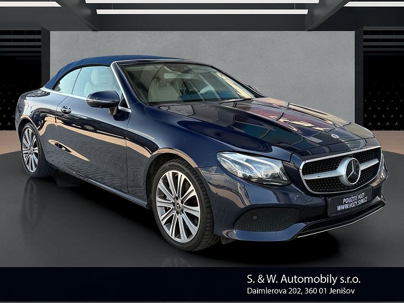 Mercedes-Benz Třídy E 400 D 4M,Cabrio, Burmester, Av - fotka 4 z 37
