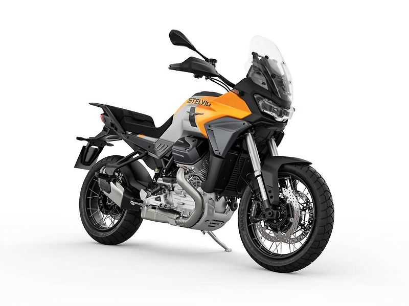 Moto Guzzi V 100 Stelvio (2024) Stelvio V100 PPF Giallo Savana - fotka 2 z 10