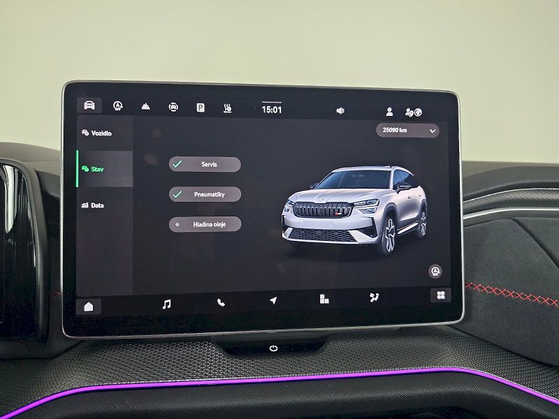 Škoda Kodiaq (2025) RS 2.0TSi 195Kw 4x4 WEBASTO TA - fotka 18 z 35
