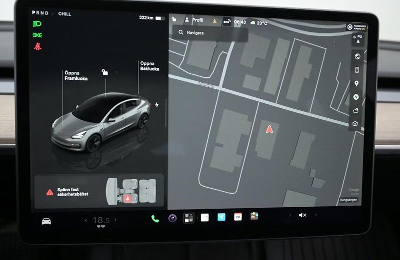 Tesla Model 3 LR AWD SoH 92% FSD - fotka 15 z 24
