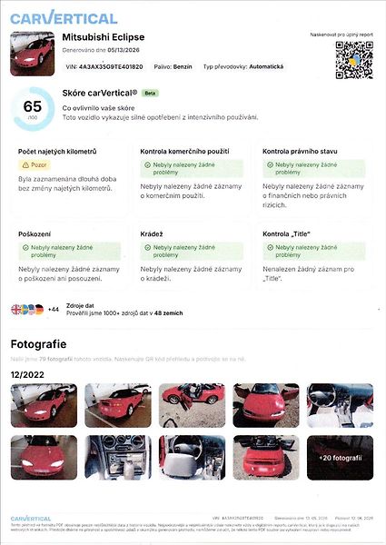Mitsubishi Eclipse (1996) 2,4 SPYDER - fotka 30 z 32