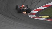 Verstappen na trati při Grand Prix Rakouska.