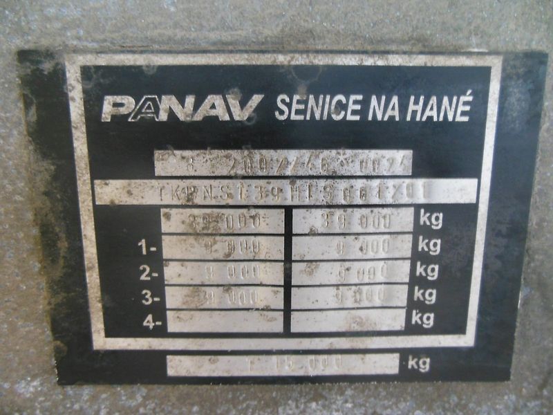 Panav NS139H, 50m3, BPW, Zvedací náp - fotka 25 z 26