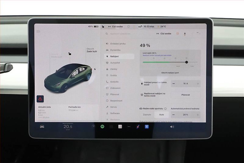 Tesla Model 3 (2021) Long Range 4WD 82kWh, SoH 82% - fotka 12 z 25