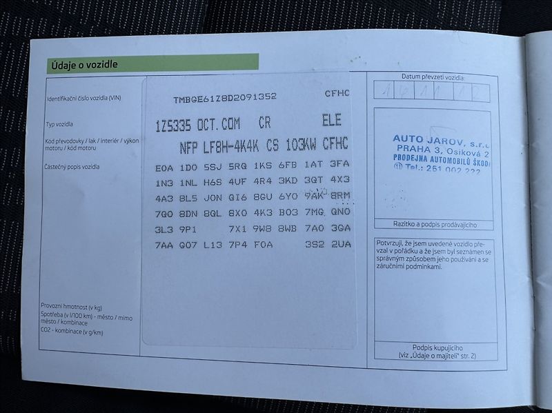 Škoda Octavia 2,0 TDI ELEGANCE tažné původČR - fotka 43 z 50