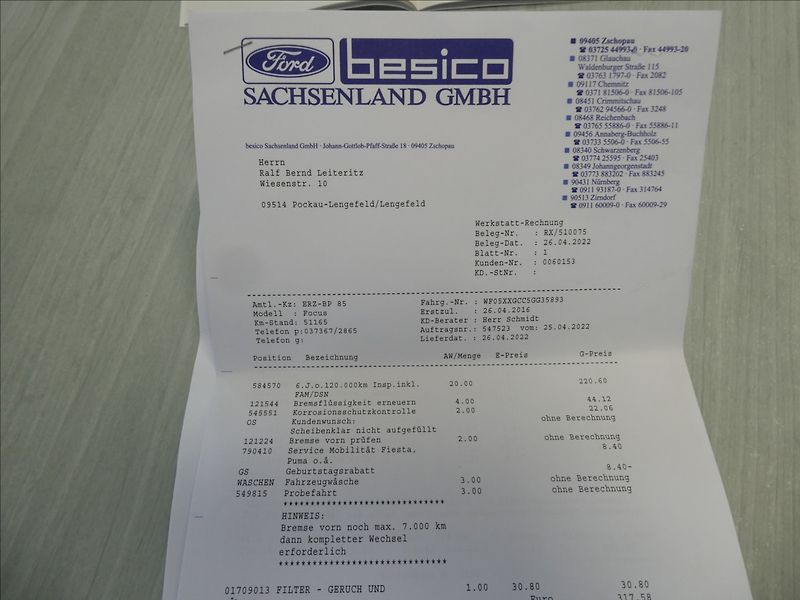 Ford Focus 1,5 110kW 1.MAJITEL, SERVISKA - fotka 45 z 48