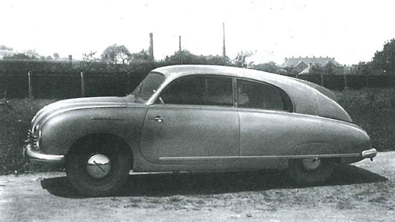 Tatra 601 Monte Carlo na rallye Alpenfahrt.