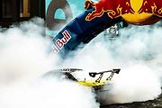 Finále Race The Streets, mezinárodního šampionátu v driftech v Dolní oblasti Vítkovic. 9. srpna 2025 v Ostravě.