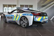 BMW i8 ve službách Policie ČR.