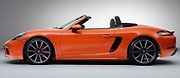 Porsche 718 Boxster.