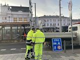 V pondělí patnáctého ledna vydalo město Brno opatření obecné povahy, kterým stanovilo v přednádražním prostoru sdílenou zónu. Dokument nabyl účinnosti v sobotu dvacátého ledna. V pondělí zde dělníci nainstalovali nové dopravní značení.
