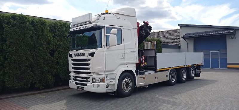 Scania (2017) R580 V8 8x4 valník + HR EURO 6 - fotka 2 z 18