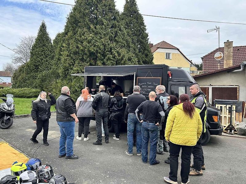 Žehnání motorek v Puclicích.