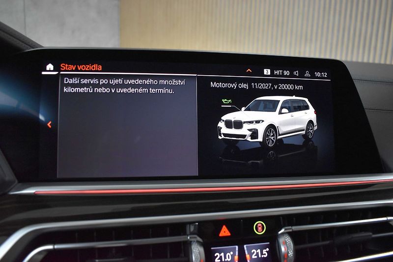 BMW X7 xD40d ///M*LASER*VZDUCH*HK*DPH - fotka 38 z 74