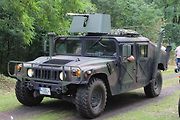 Hummer s výzbrojí obsadil mezi nákladními auty druhé místo.