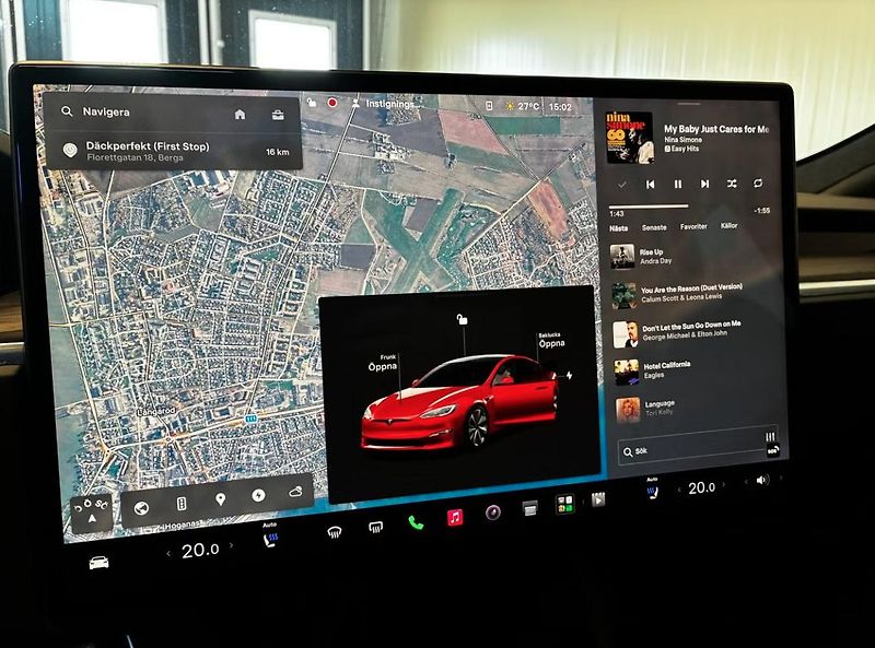 Tesla Model S LR AWD Vzduch Yoke Pano Matrix - fotka 12 z 21