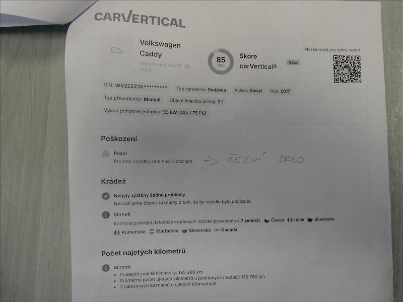 Volkswagen Caddy 2,0 TDi 1.majitel,závěs,tempom - fotka 47 z 49