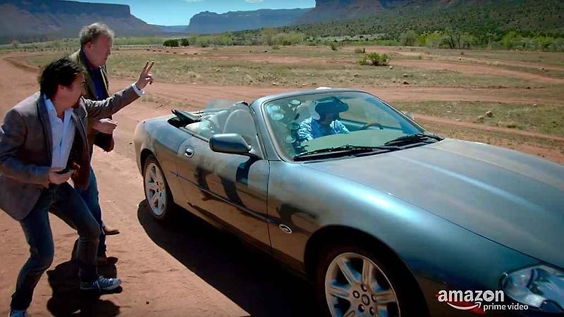 James May, Jeremy Clarkson a Richard Hammond.