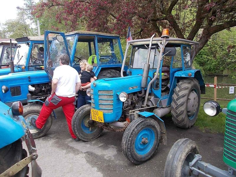 Ze srazu historických traktorů Zetor v Nahorubech.