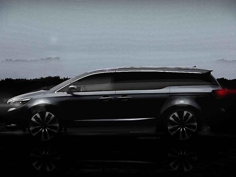 Nové MPV od automobilky Kia se ukazuje na dalším obrázku.