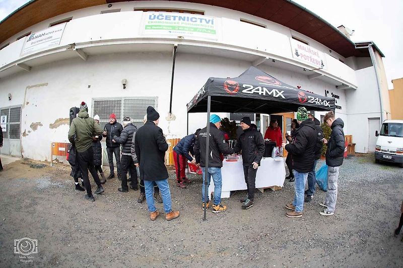 Vánočka 2024. Podívejte se, jak vypadal tradiční sraz motorkářů ve Slavkově.