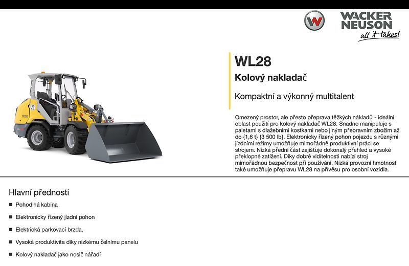 Wacker (2021) WL 28 TOP STAV! - fotka 15 z 18
