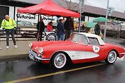 Corvette C1 z roku 1960 před muzeem Veteráni Litvínov.