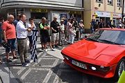 Ze startu XIV. Slánského okruhu - průjezd Londou.