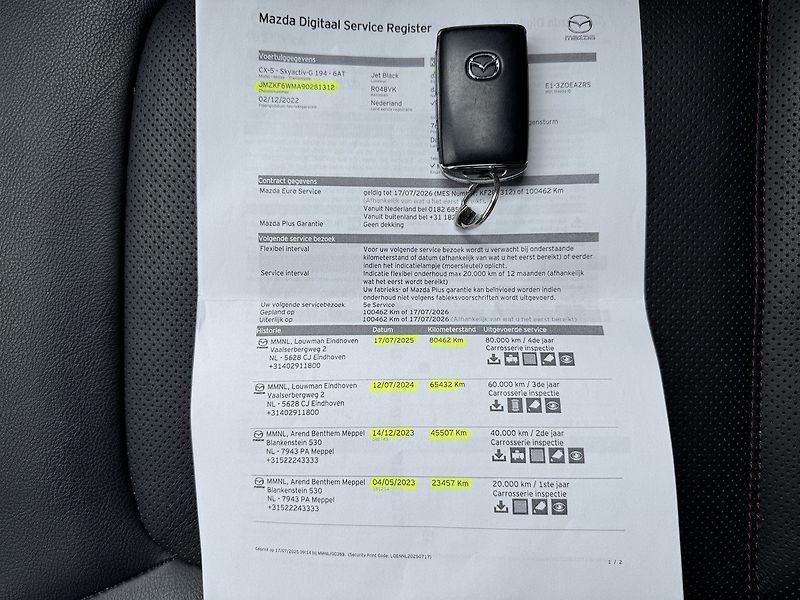 Mazda CX-5 (2022) 2.5i G194 LED Navi Kamera 360 - fotka 35 z 50