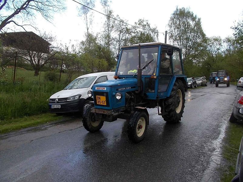 Ze srazu historických traktorů Zetor v Nahorubech.
