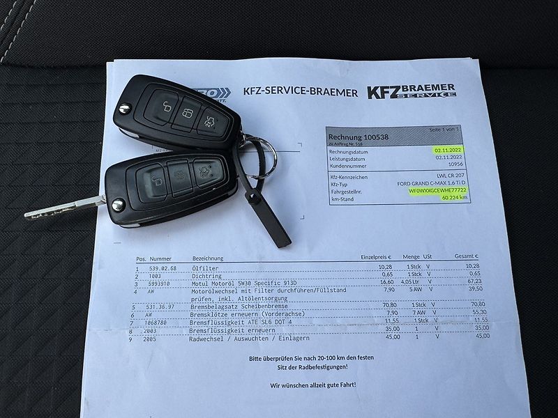 Ford Grand C-MAX (2018) 1.6Ti-VCT Digi Klima Tempomat - fotka 30 z 49