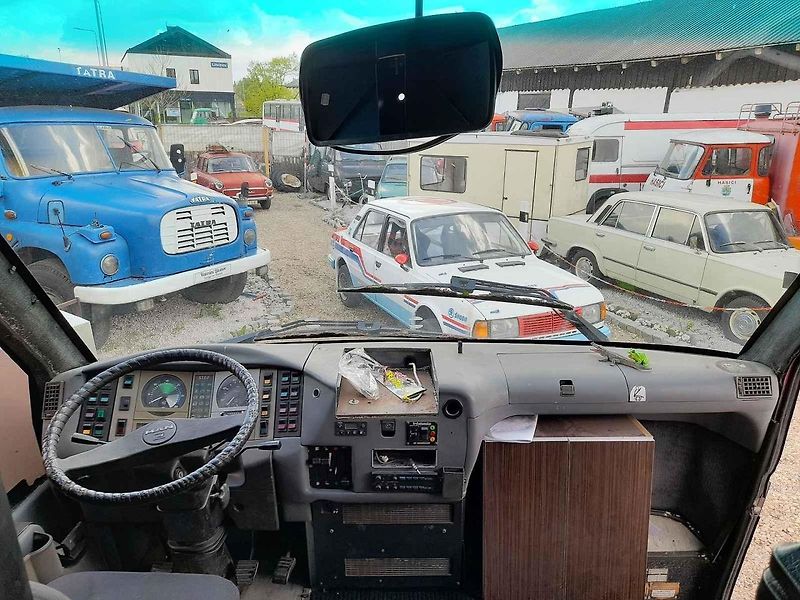 Prototyp minibusu Zliner 9.12 MAN pro 35 osob od legedárního Václava Krále v Auto-retro-muzeu Veteráni Litvínov.
