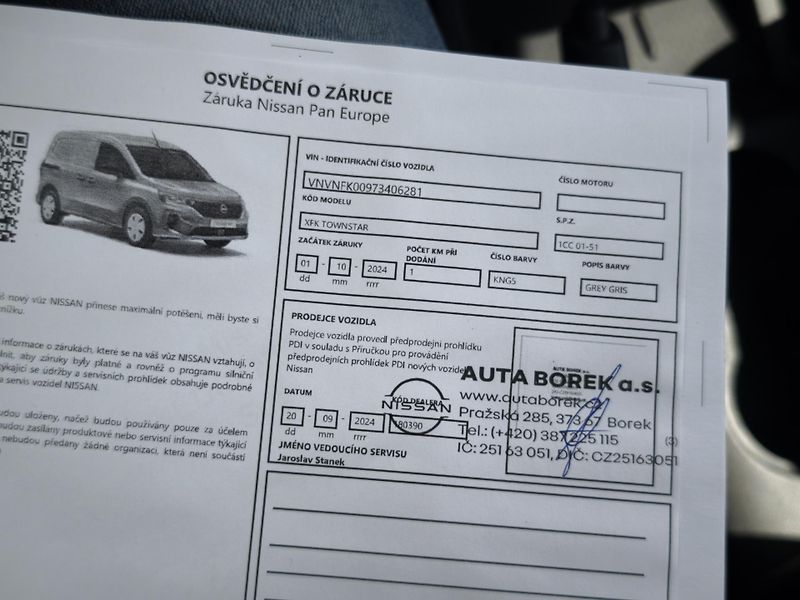 Nissan Townstar 2024 ČR 1.3 DIG-T 96kW TEKNA - fotka 33 z 36