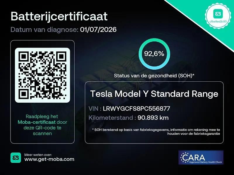 Tesla Model Y SR RWD LFP 220kW 1.Maj DPH - fotka 10 z 10