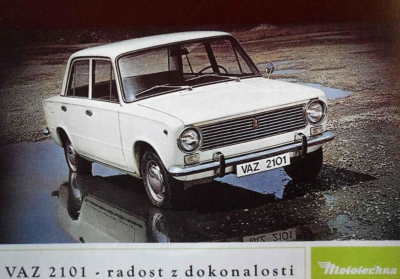 VAZ 2101 se rok po zahájení výroby začal dovážet i do ČSSR