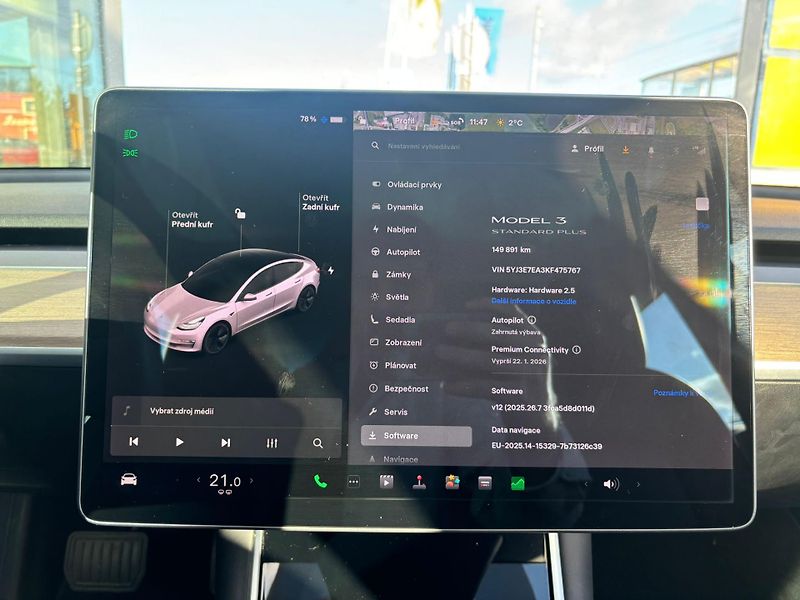 Tesla Model 3 SR Plus 60kWh 1.Maj TZ - fotka 17 z 23
