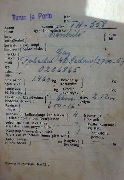 GAZ Ostatní (1950) Pobeda - fotka 12 z 13