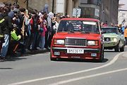 V Příbrami se sjela historická auta a motorky v rámci tradiční akce Česká Route 66.