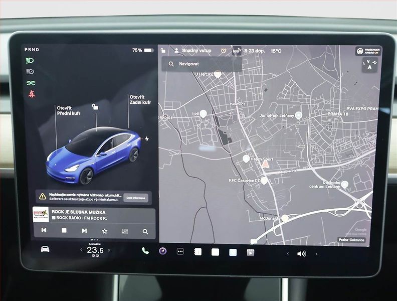 Tesla Model 3 (2019) Long Range 4WD 78kWh, SoH 84% - fotka 18 z 23