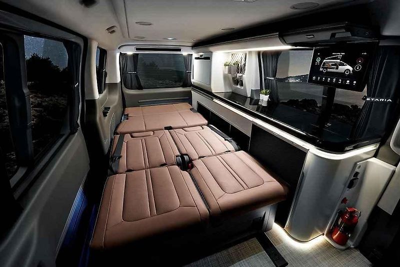 Koncept elektrického obytného auta Hyundai Staria Camper.