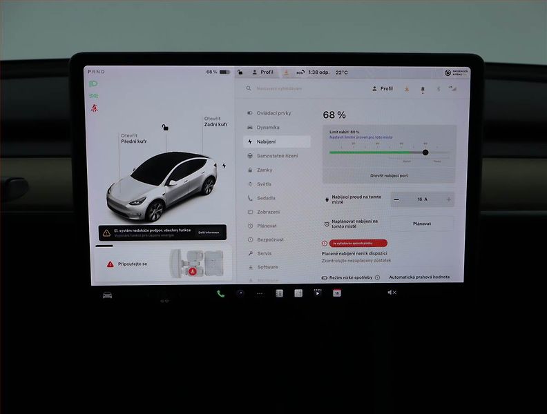 Tesla Model Y (2021) Long Range AWD 75kWh, SoH 91% - fotka 19 z 22