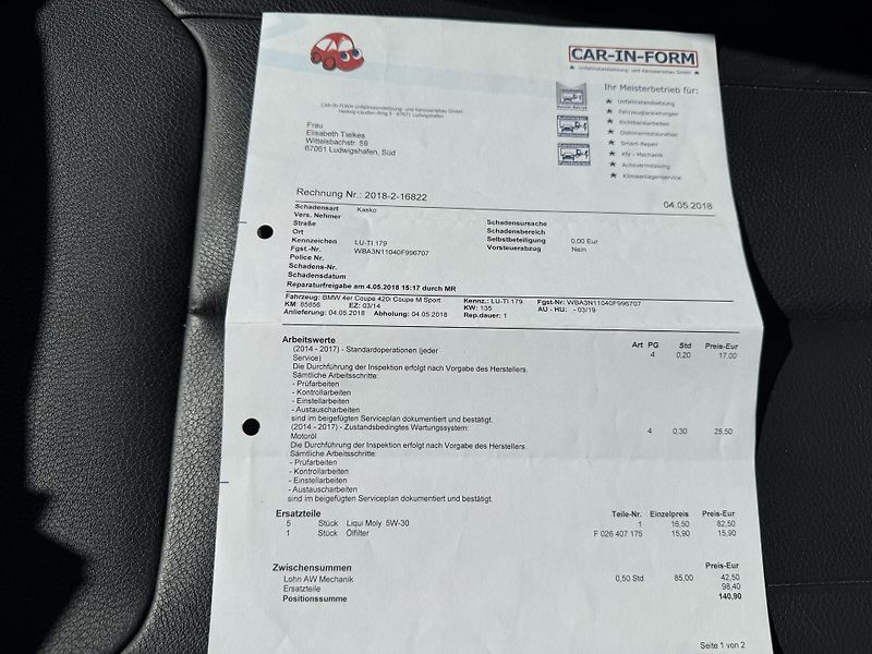 BMW Řada 4 420i KŮŽE NAVIGACE ROZVODY - fotka 49 z 56