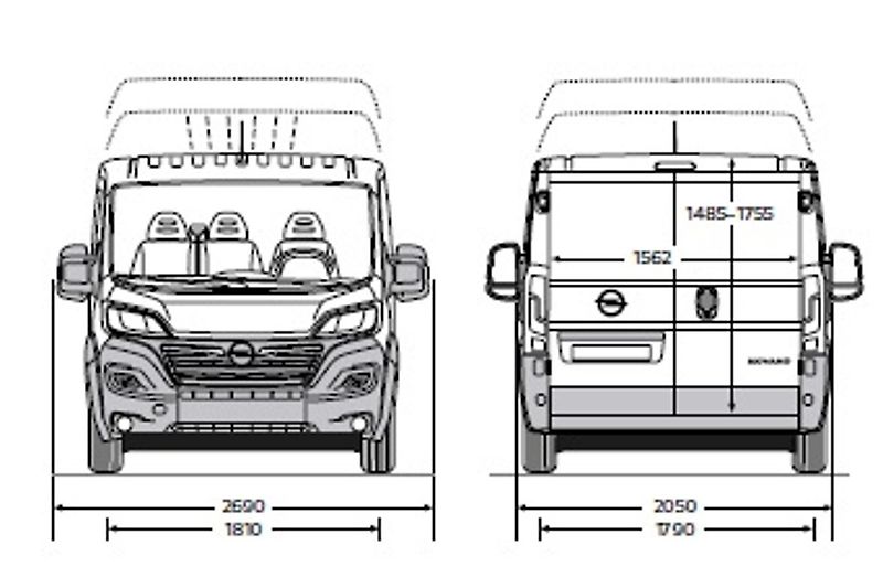 Opel Movano (2024) 6 míst 3500 L3H2 2,2CDTi 140k - fotka 15 z 16